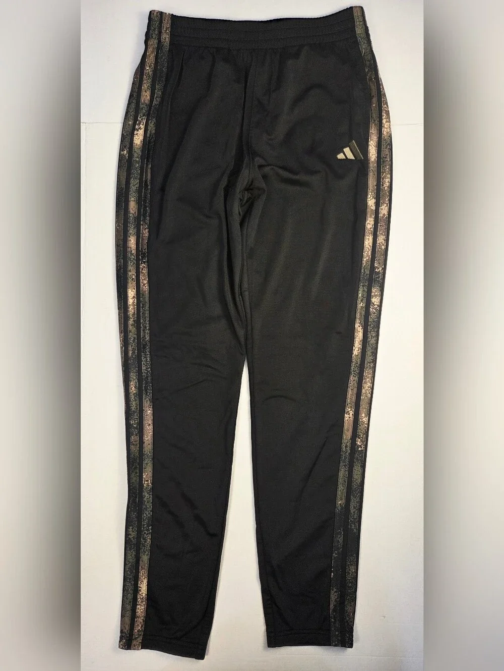 Adidas Kids Black Track Jacket & Pants Set - Black with Metallic Accents